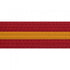 BOLD LOOK RED BELTS WITH STRIPE-RED/GOLD STRIPE-1